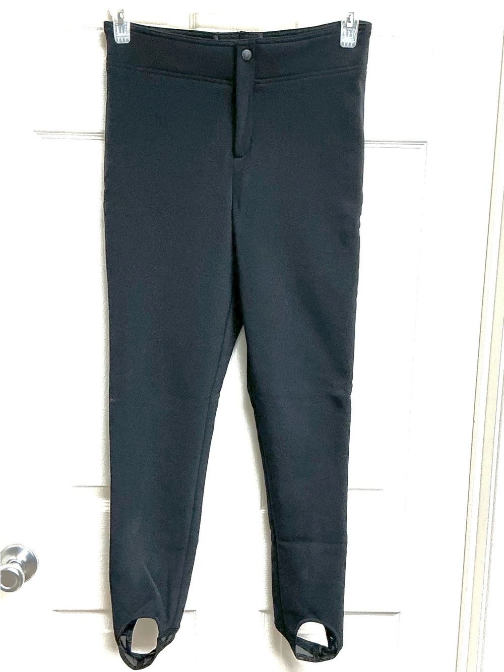 SCHOELLER Switzerland WB 400 Women's Sz 6 Black Ski Snow Stirrup Pants